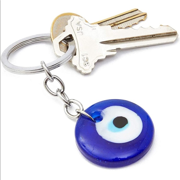COPY - ✨🧿Evil Eye Keychain w/Matching Charm🧿✨Blue Charm✨ - Picture 2 of 8